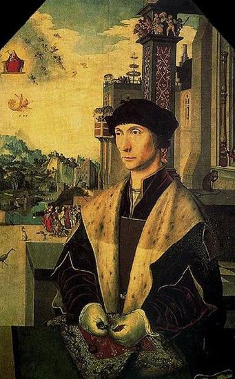 Jan Mostaert Portret van ridder Abel van Coulster oil painting image